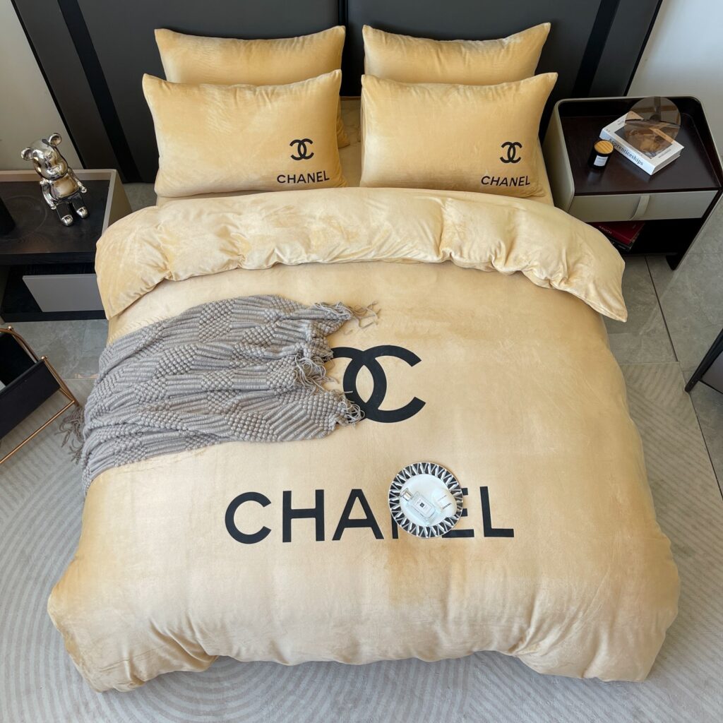 シャネル「Chanel」プレミアム クリスタルベルベット プリント 4点セット