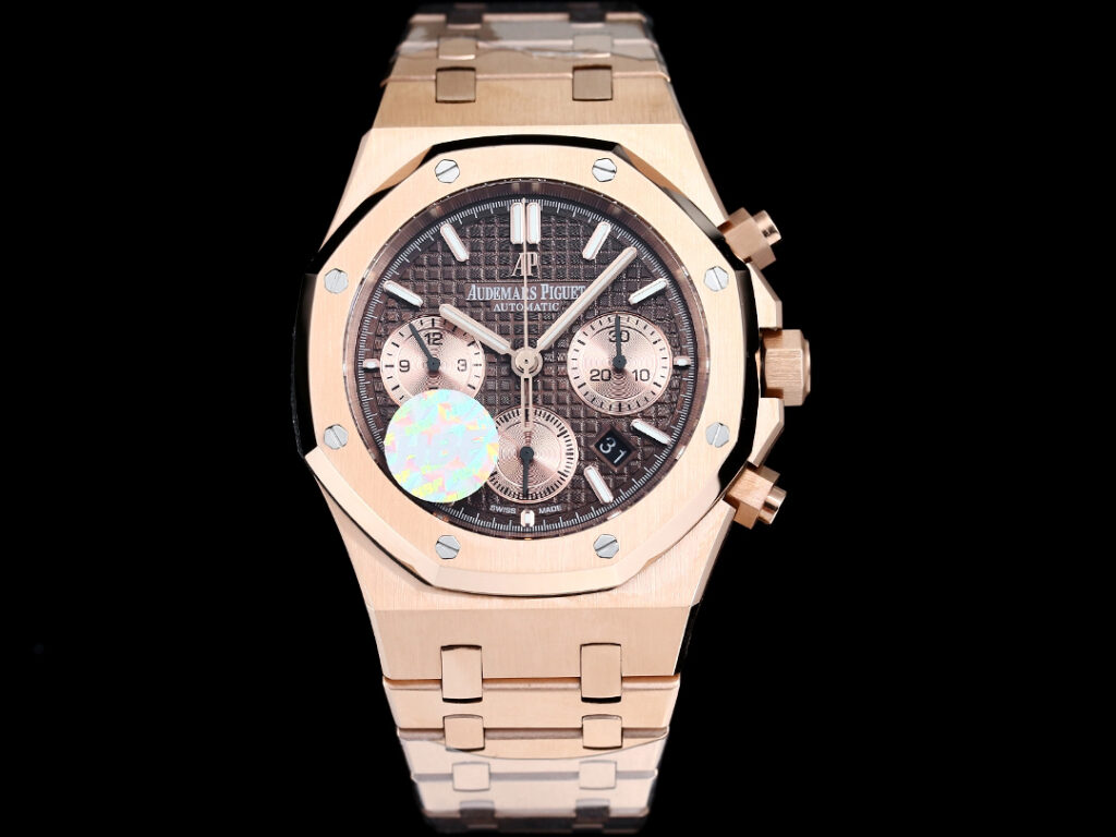 オーデマ ピゲ「Audemars Piguet」 Royal Oak ローズゴールド コーヒーダイアル 腕時計41mm