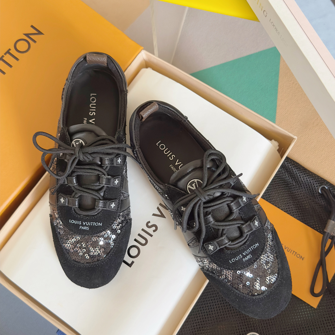 ルイ・ヴィトン LV Sneakerina レディース バレエスニーカー