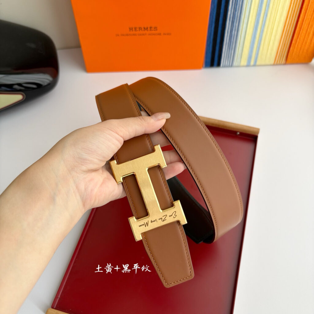 【限定入荷】Hermès フレンチ紳士ベルト「全長約 100cm」