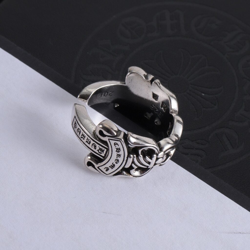 クロムハーツ「Chrome Hearts」クラシックヴィンテージ＆モダンリング - サイズ調整可能