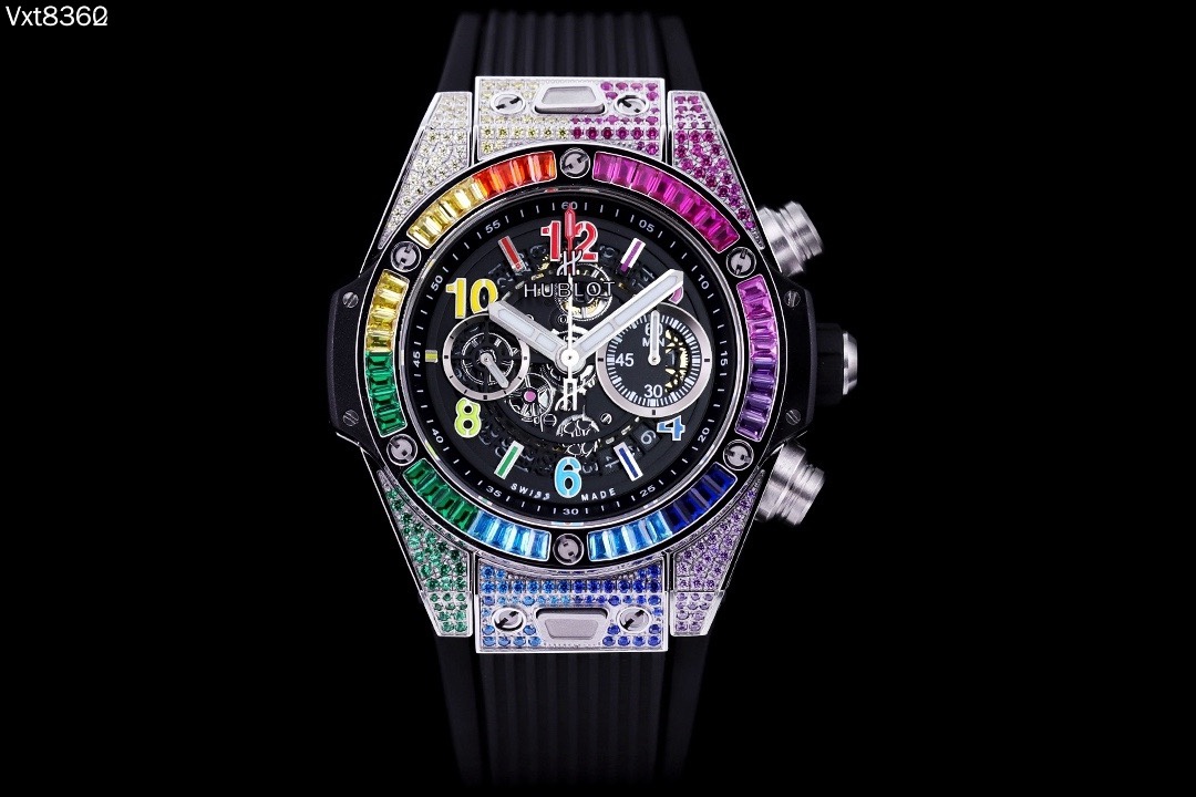 ウブロ「Hublot」ビッグバン ウニコ チタニウム レインボー 42MM