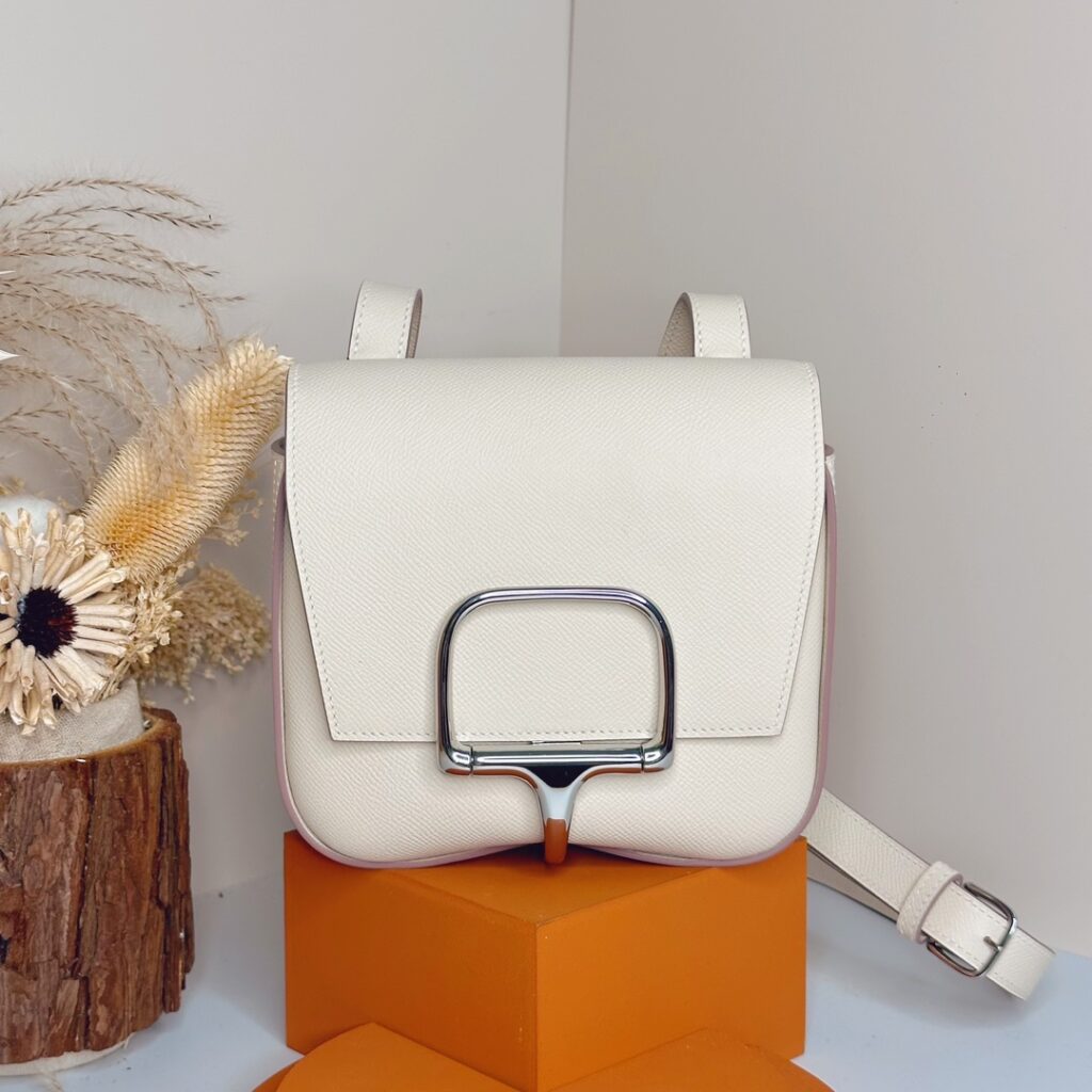 【厳選新入荷】エルメス Della Cavalleria Mini サドル金具クロスボディバッグ「乗馬モチーフ本革ショルダー」