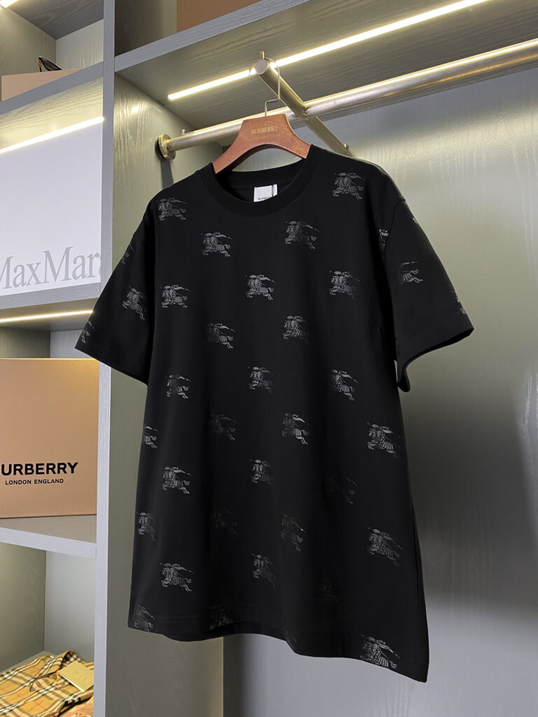 バーバリー Burberry ホース＆チェック プリント Tシャツ