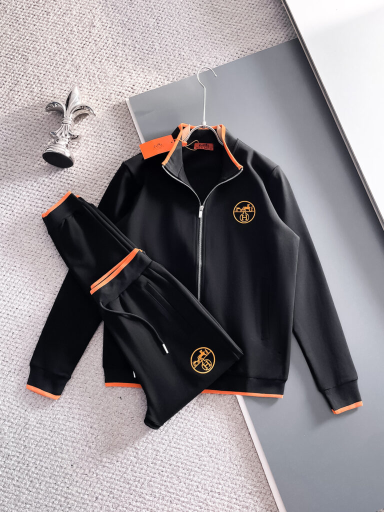 エルメス「Hermès」春秋 メンズ スウェットセット