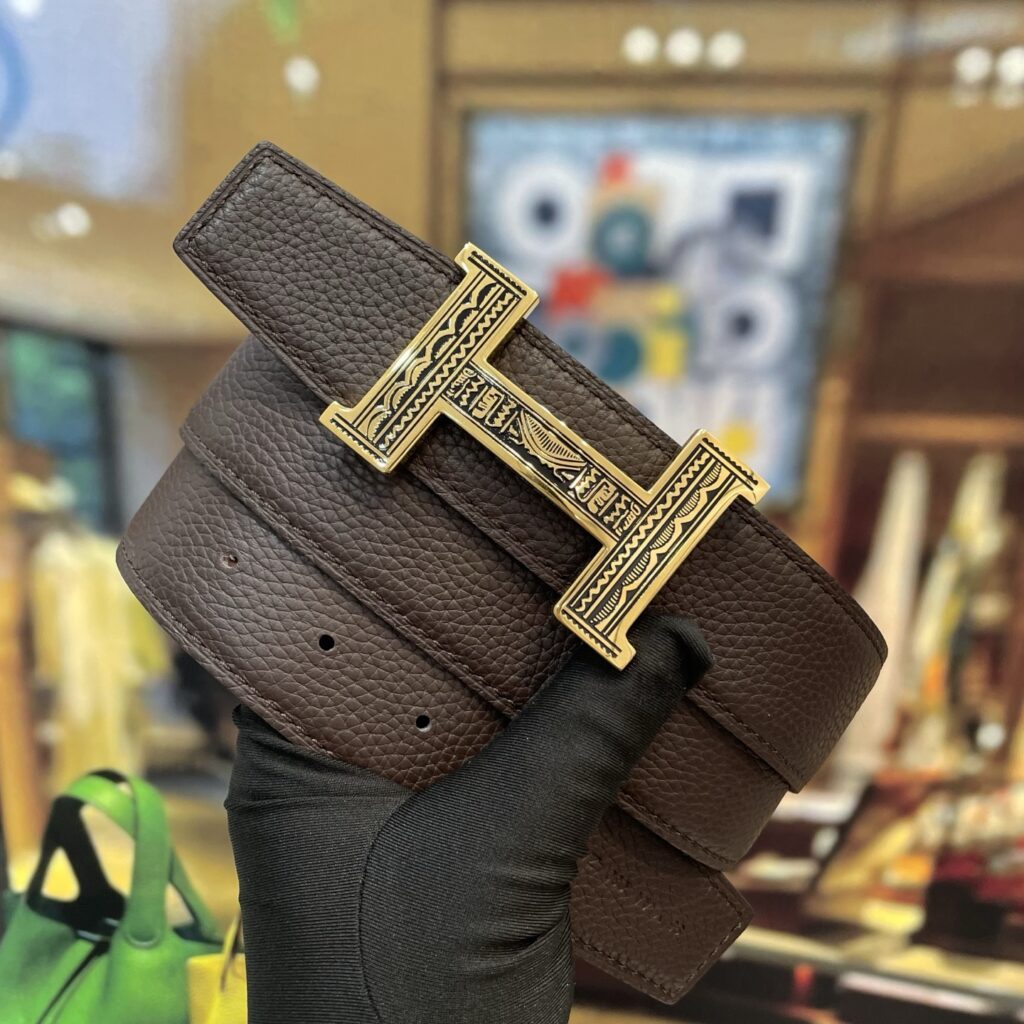 【限定入荷】Hermès フレンチ紳士ベルト「全長約 100cm」