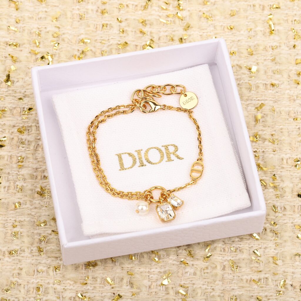 ディオール「Dior」1ビーズ2ダイヤモンドブレスレット