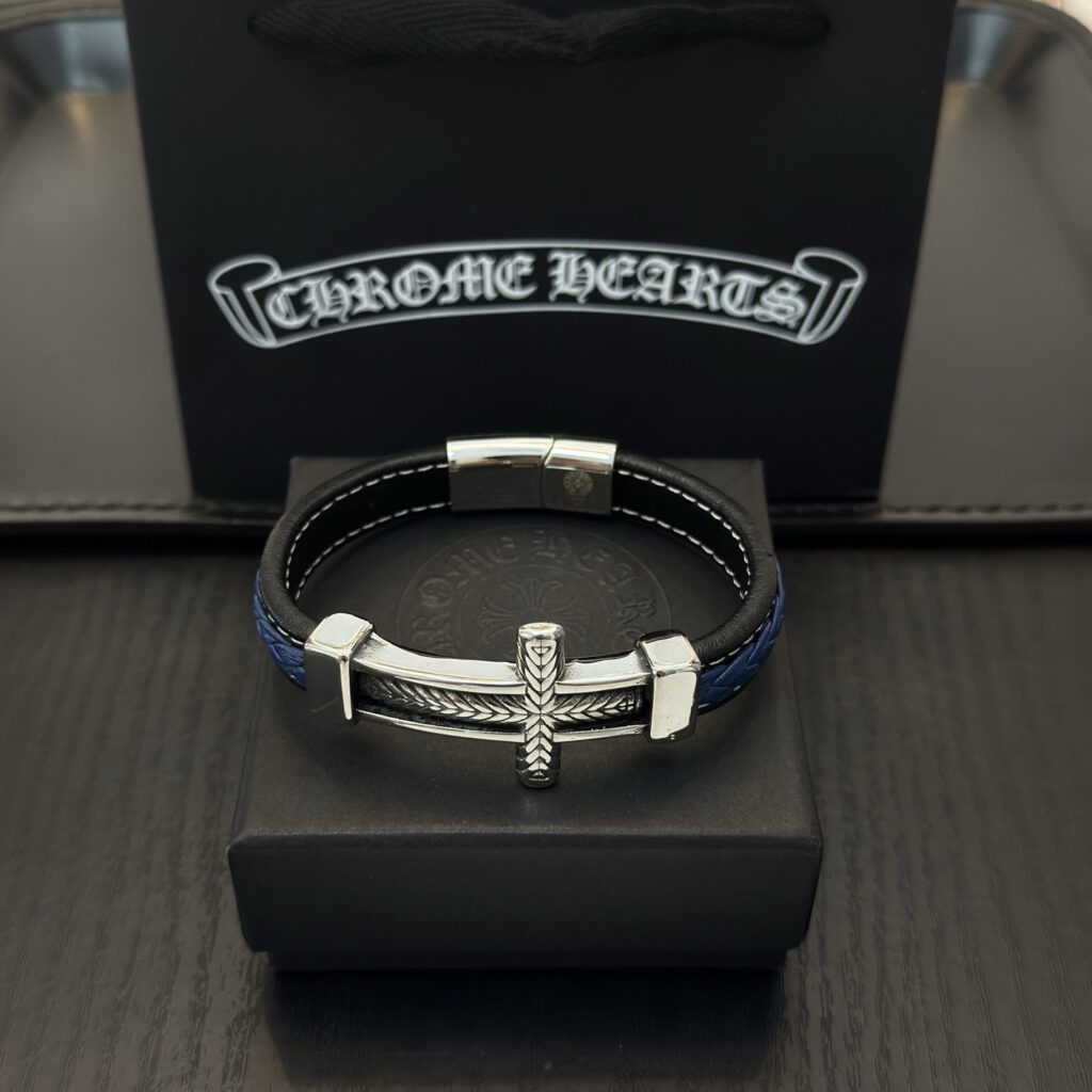 クロムハーツ「Chrome Hearts」ブレスレット - ヴィンテージ&ロックテイスト ペア用