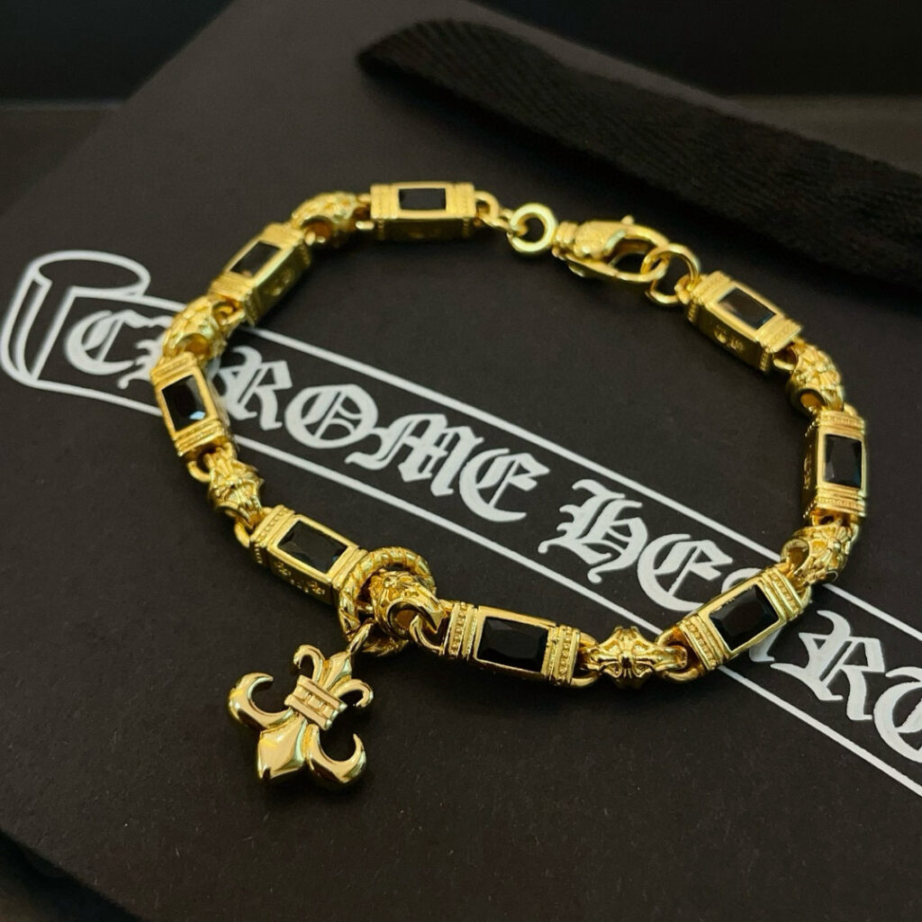 クロムハーツ「Chrome Hearts」ブレスレット - ヴィンテージ＆ロックテイスト ペア用