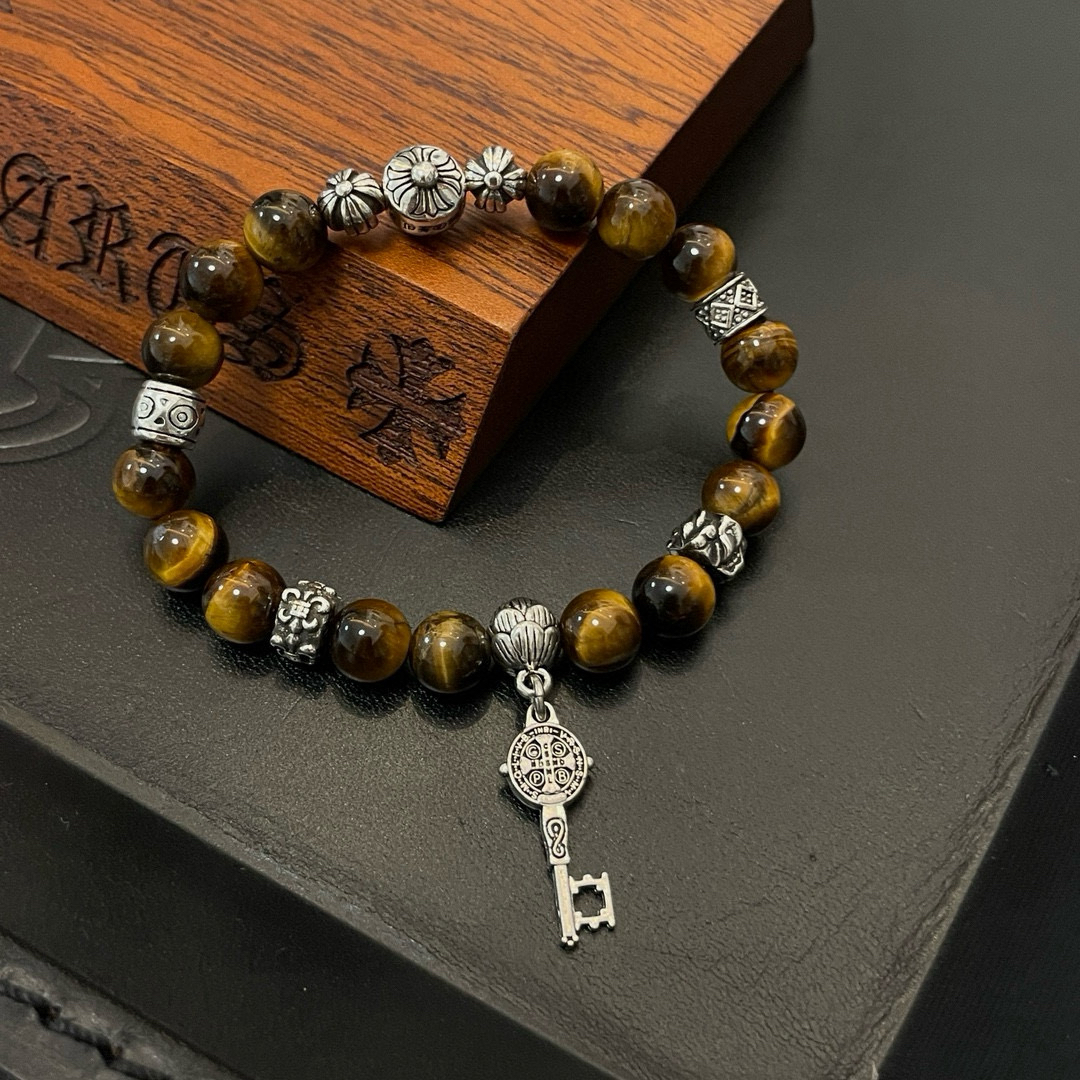 クロムハーツ「Chrome Hearts」ブレスレット - ヴィンテージ&ロックテイスト ペア用
