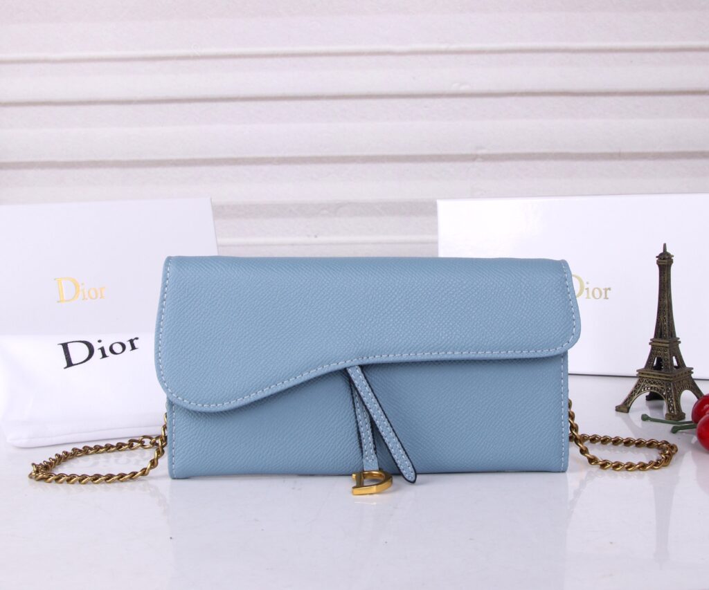 ディオール「Dior」高級レザー ロングウォレット財布