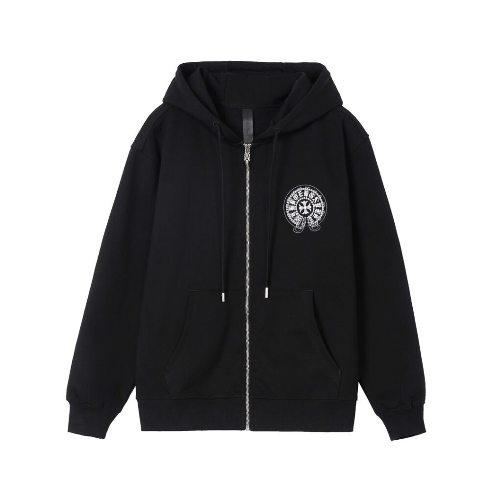 クロムハーツ「Chrome Hearts」秋冬ロングスリーブ ジップアップフーディ - ユニセックス