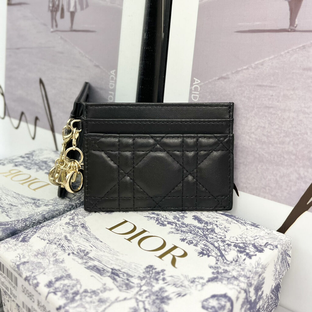 ディオール「Dior」Lady Dior 5格カードケース