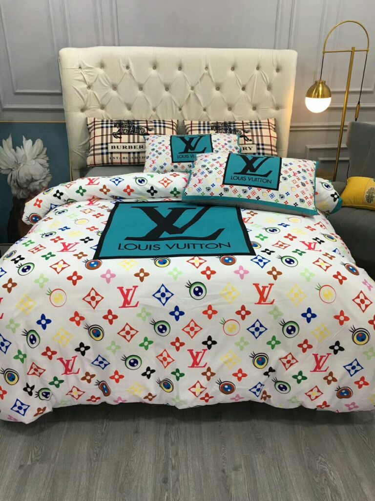 ルイ・ヴィトン「Louis Vuitton」プレミアムコットン デジタルプリント 4点セット