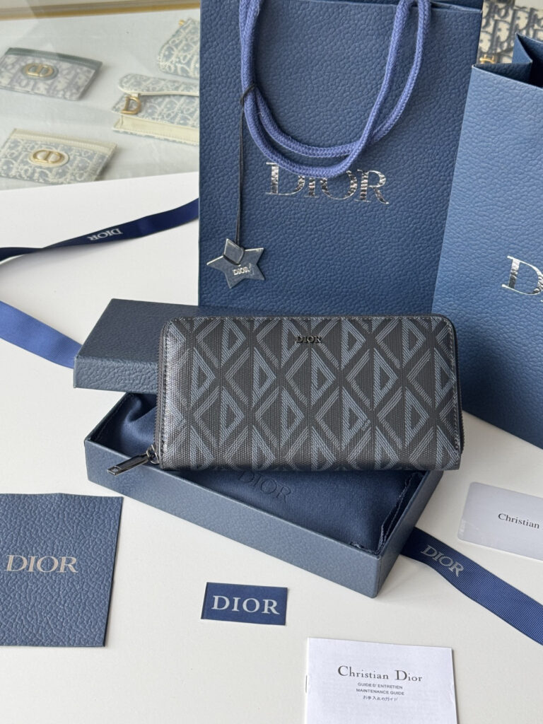 ディオール「Dior」ジップアラウンド ロングウォレット