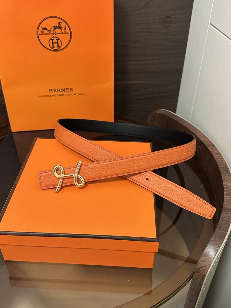 【限定入荷】Hermès フレンチ紳士ベルト「全長約 100cm」
