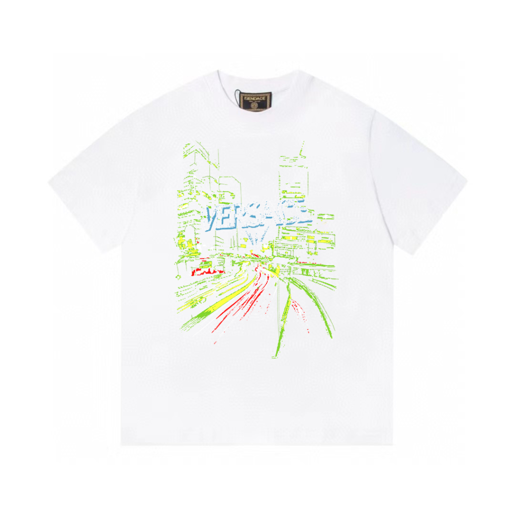 ヴェルサーチ Versace プレミアム プリントTシャツ