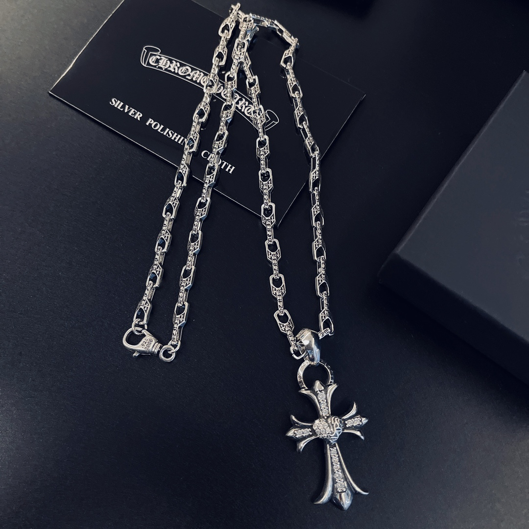 クロムハーツ「Chrome Hearts」シンプルペンダントネックレス - ユニセックス