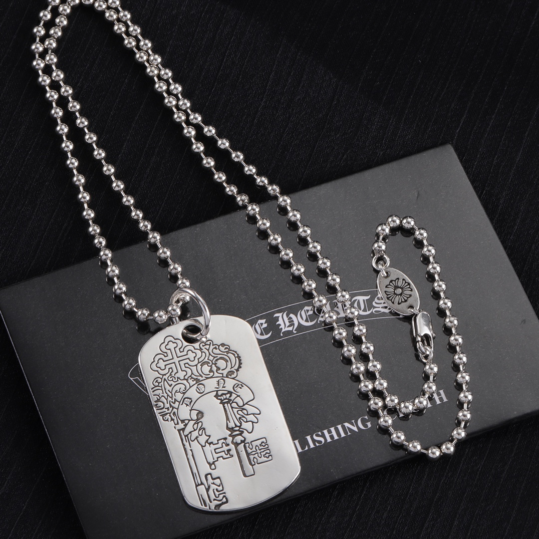 クロムハーツ「Chrome Hearts」シンプルペンダントネックレス - ユニセックス