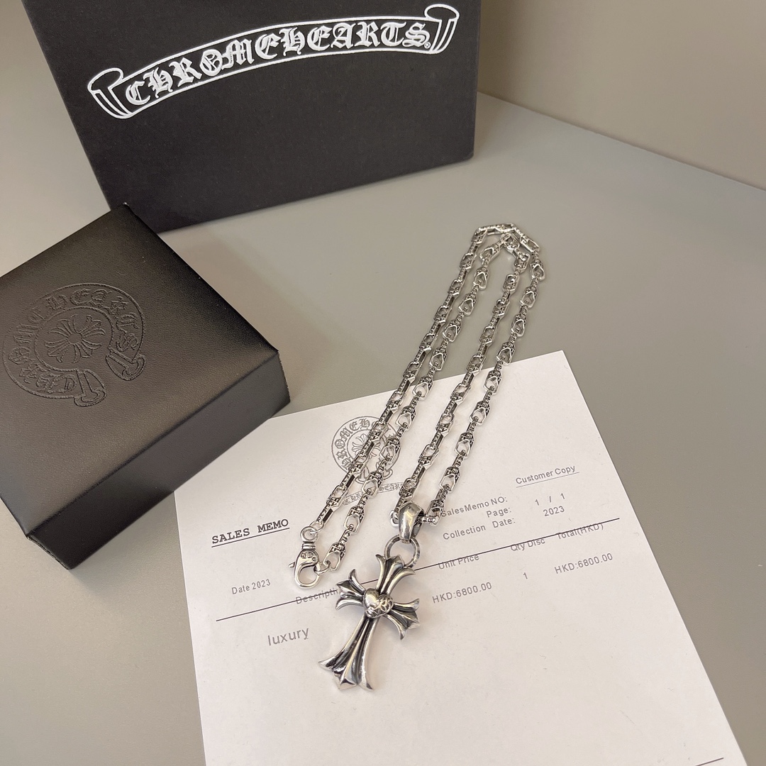 クロムハーツ「Chrome Hearts」シンプルペンダントネックレス - ユニセックス