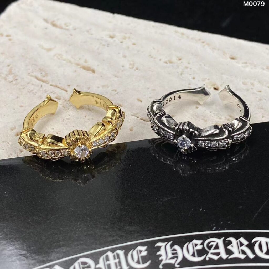 クロムハーツ「Chrome Hearts」クラシックヴィンテージ＆モダンリング - フリーサイズ
