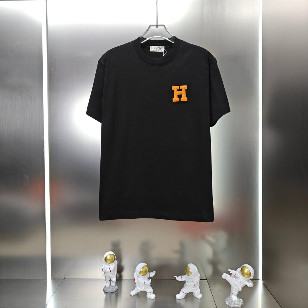 エルメス Hermès 春夏コレクション ユニセックス コットンTシャツ