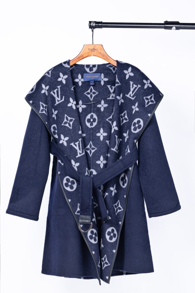 ルイ・ヴィトン「Louis Vuitton」秋冬 レディース ワップルフードロングコート