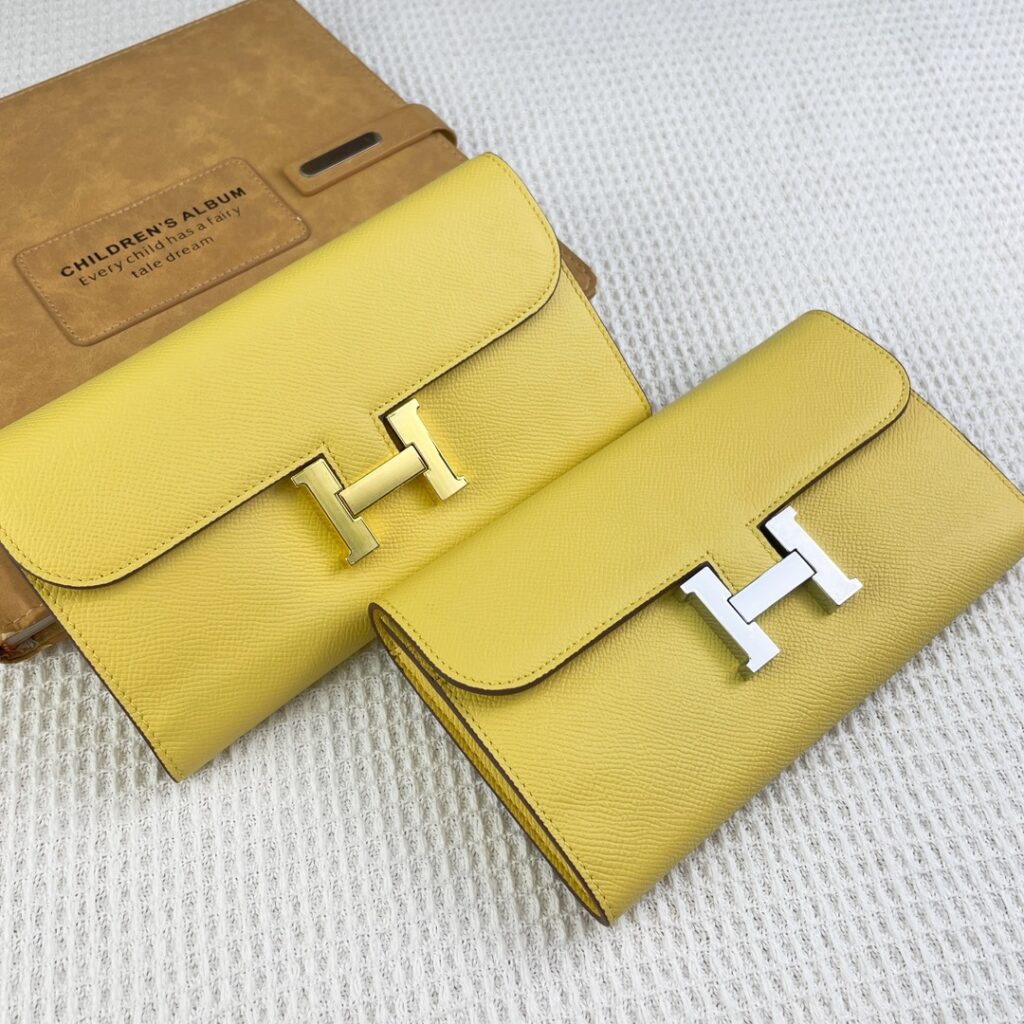 【限定新入荷】Hermès 高級レザー長財布「Constance Wallet」