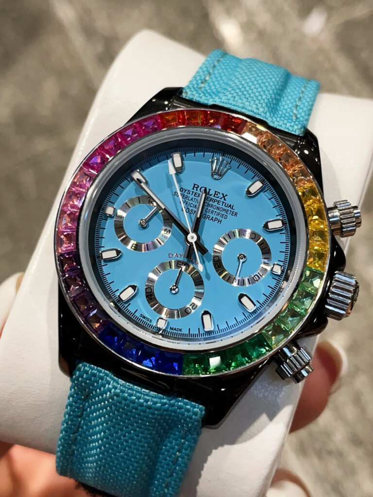 ロレックス［Rolex］コスモグラフ デイトナ エバーローズゴールド/オイスターフレックス ブラックダイアル 43MM