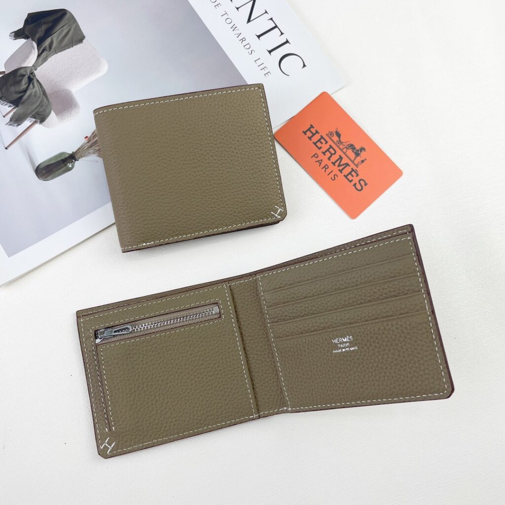 【厳選新入荷】エルメス H Sellier クラシック二つ折り短財布「ラグジュアリー普段携帯ウォレット」