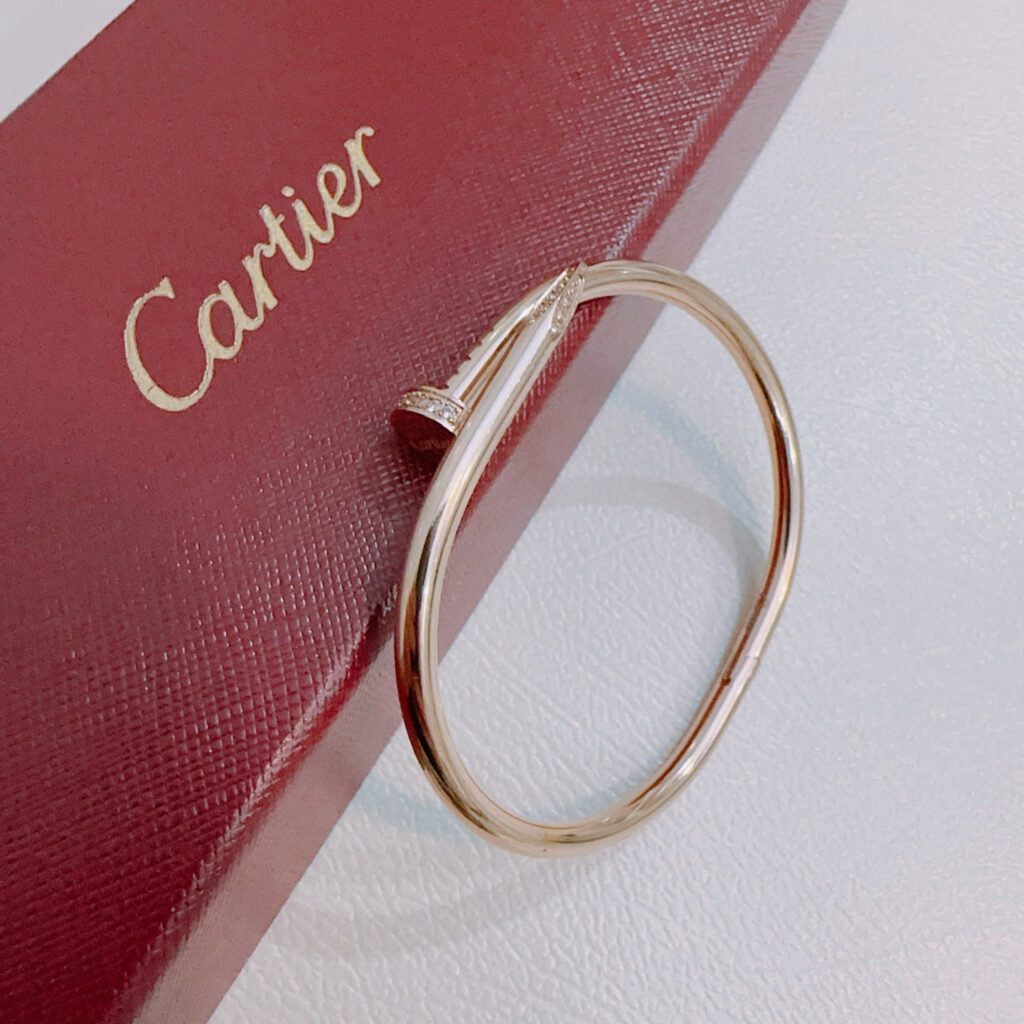 カルティエ「Cartier」ヴィンテージゴールド ブレスレット コレクション15-19CM