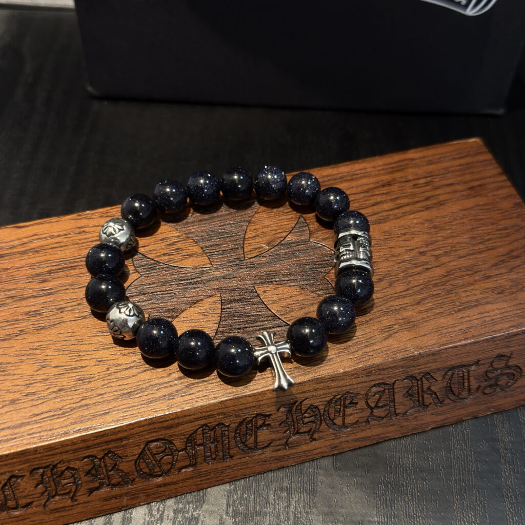 クロムハーツ「Chrome Hearts」ブレスレット - ヴィンテージ&ロックテイスト ペア用