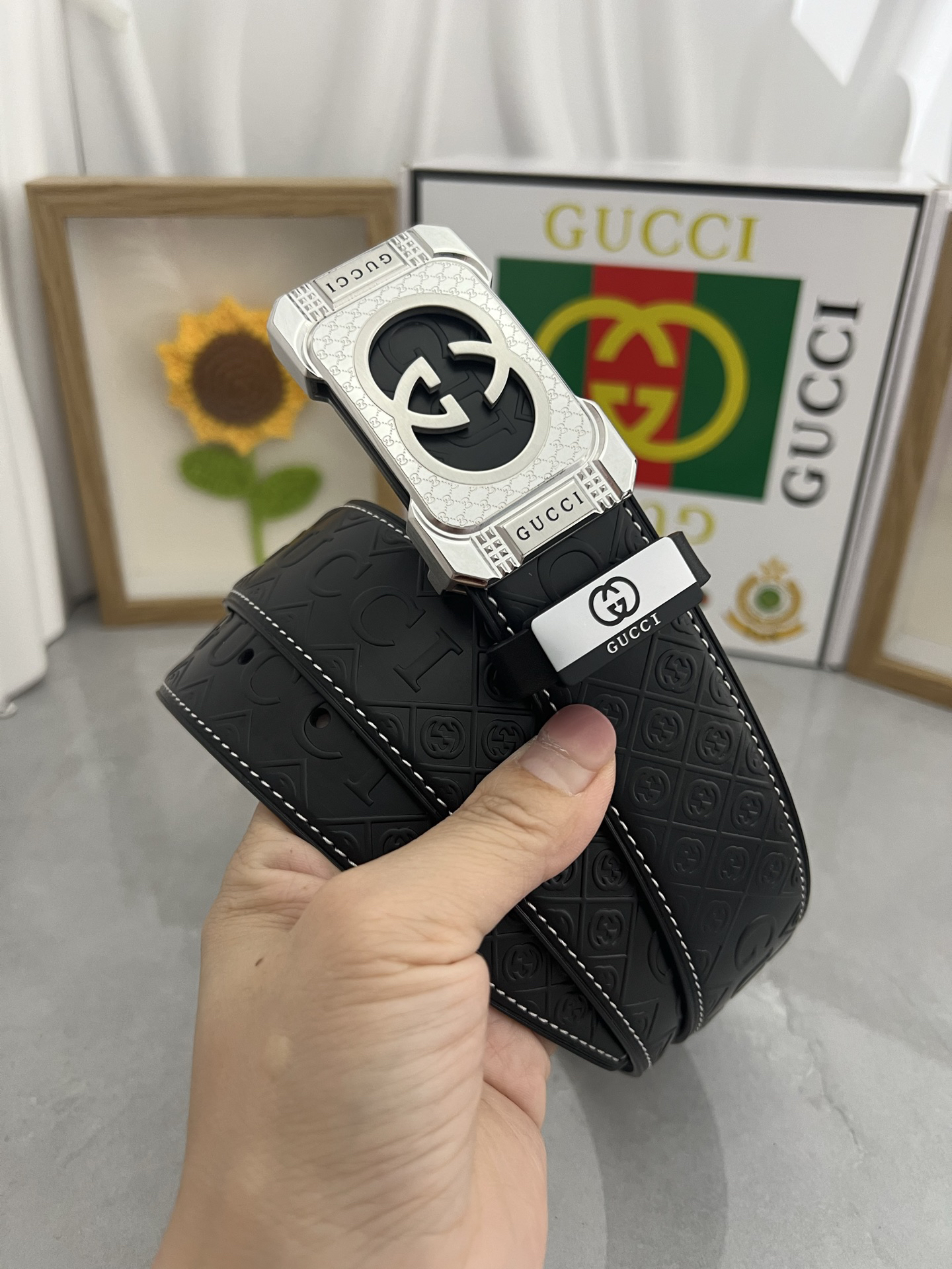 【在庫新登場】Gucci イタリアンテイストベルト「全長約 100cm」