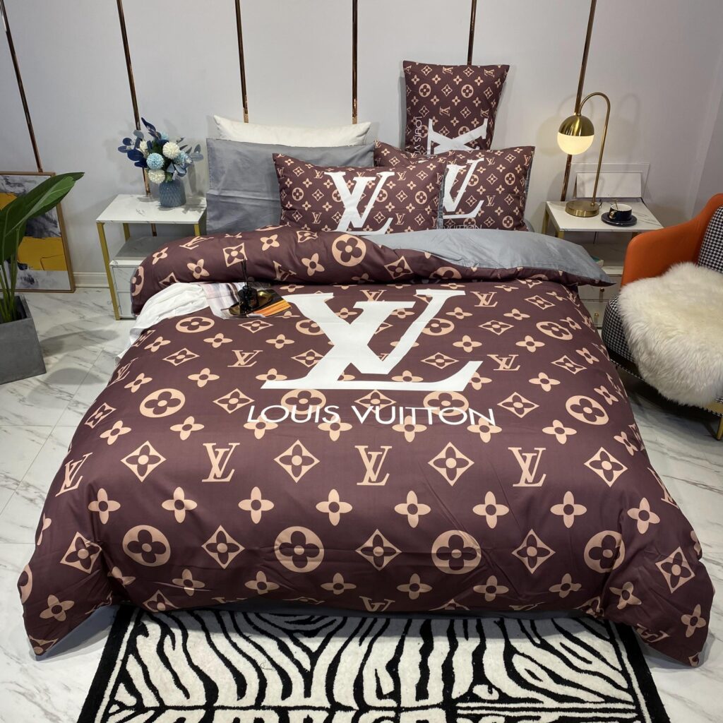 ルイ・ヴィトン「Louis Vuitton」プレミアムコットン デジタルプリント 4点セット