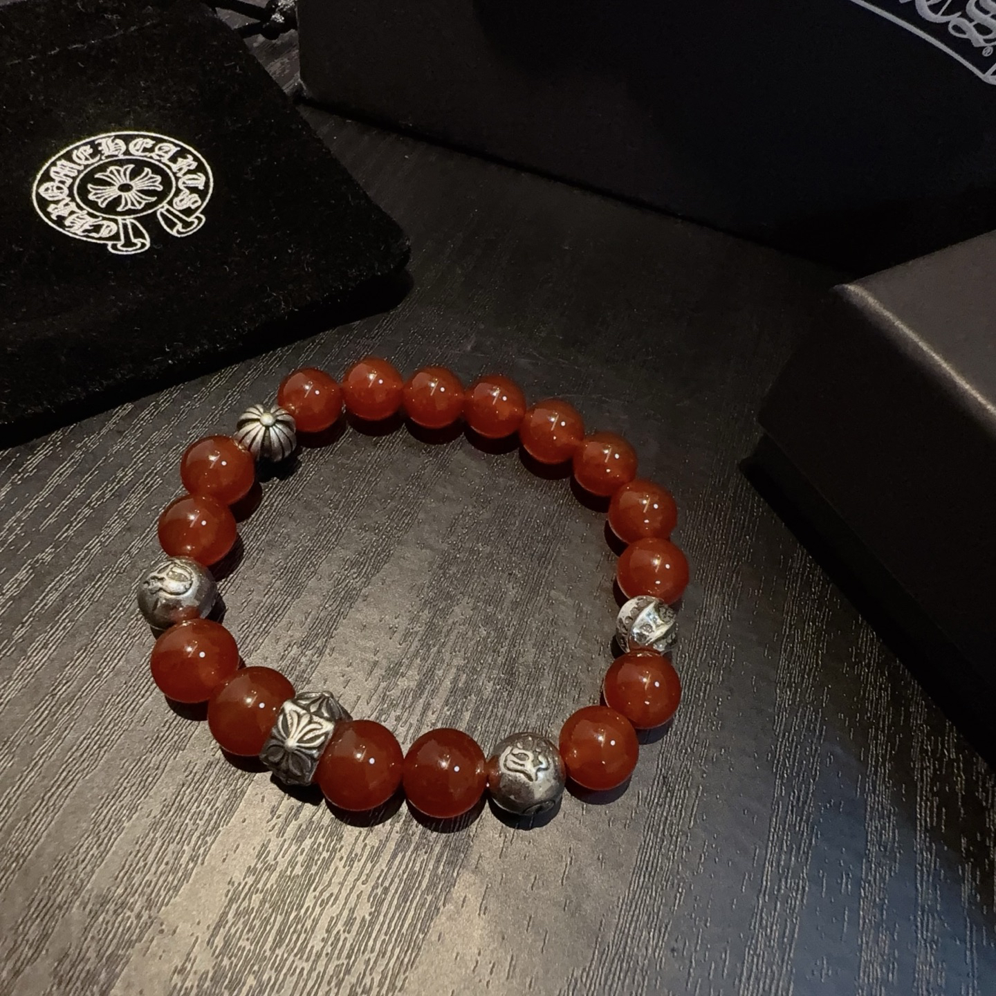 クロムハーツ「Chrome Hearts」ブレスレット - ヴィンテージ&ロックテイスト ペア用