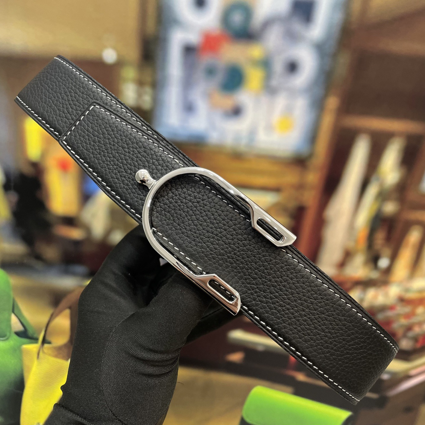 【限定入荷】Hermès フレンチ紳士ベルト「全長約 100cm」