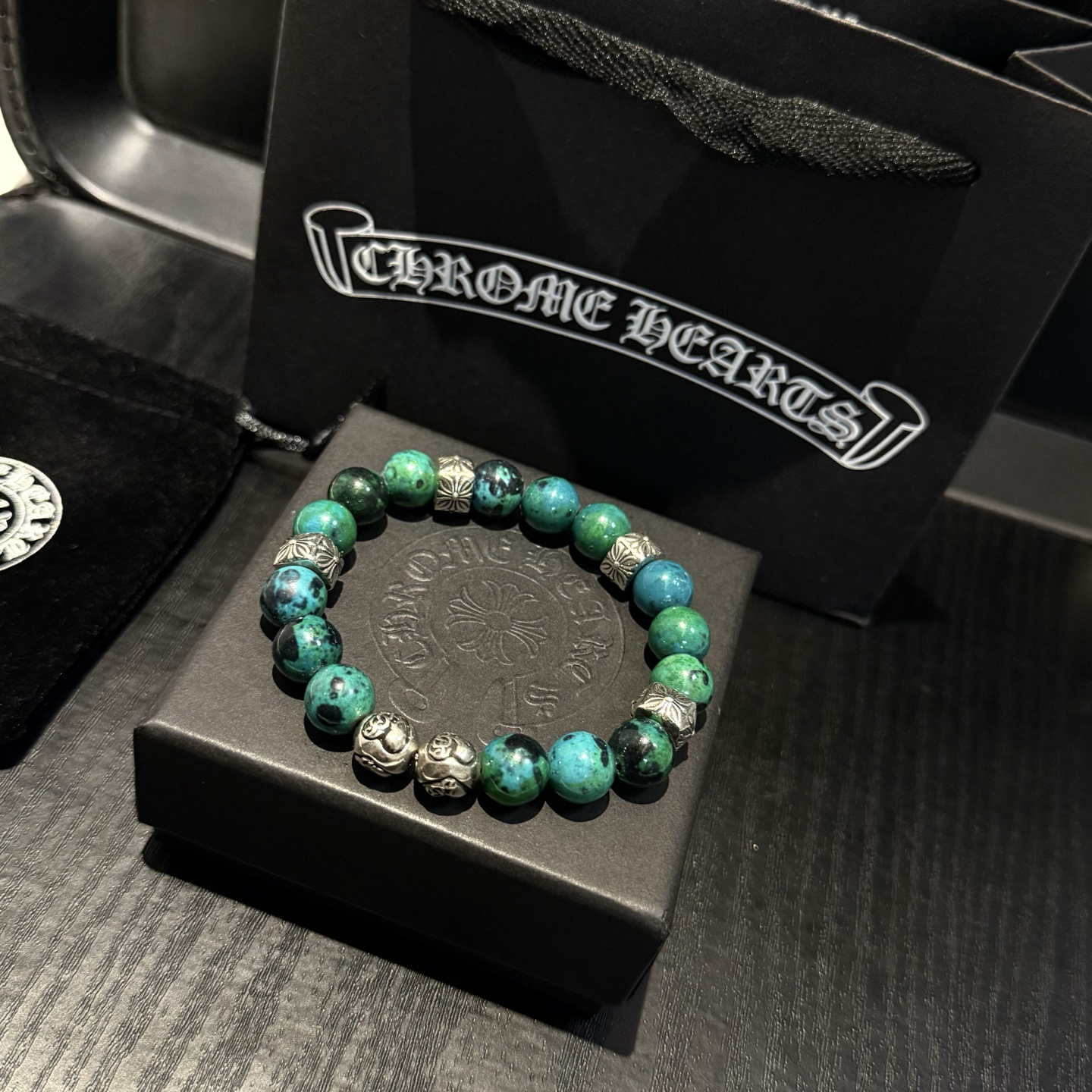 クロムハーツ「Chrome Hearts」ブレスレット - ヴィンテージ&ロックテイスト ペア用