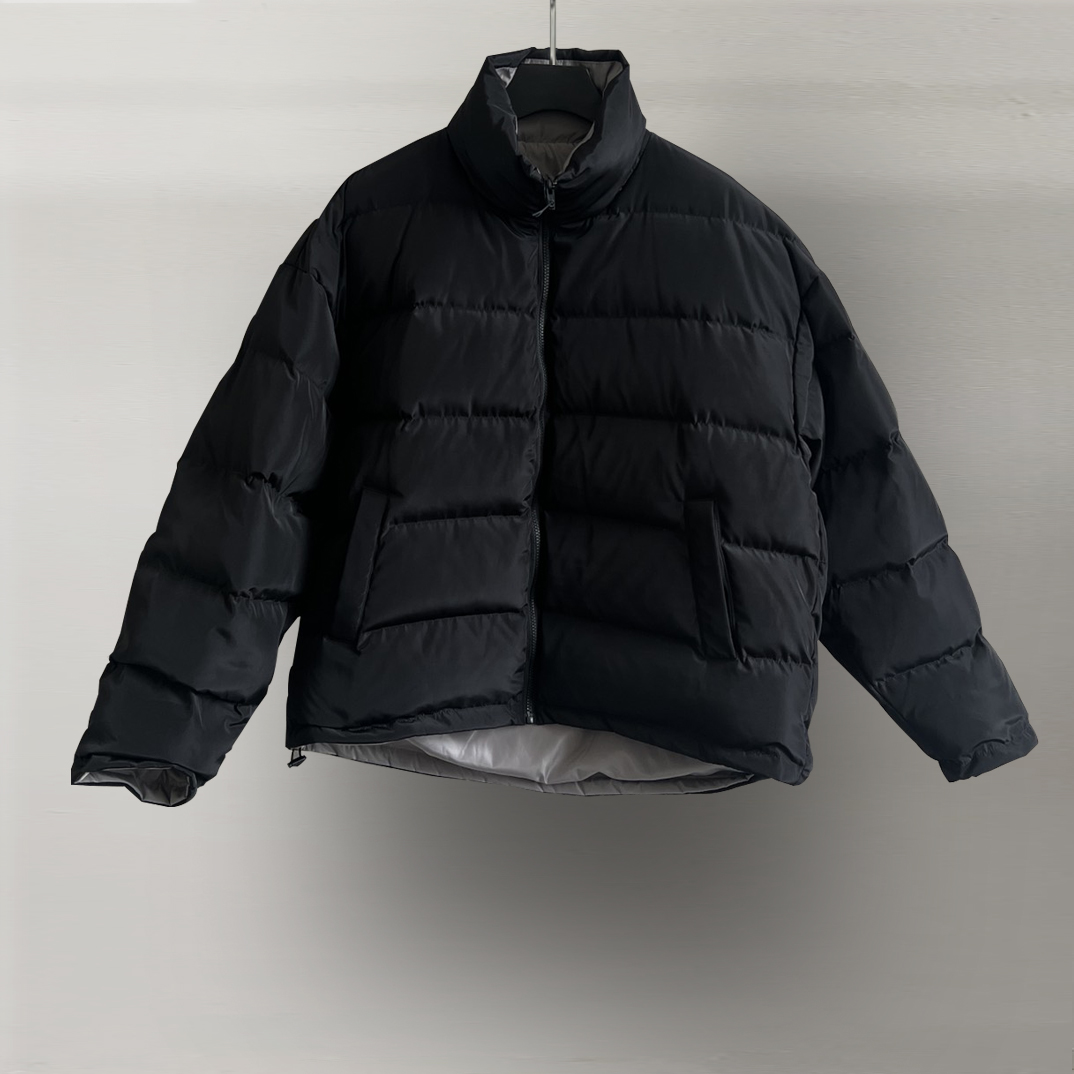 バレンシアガ「Balenciaga」2025FW リバーシブル スタンドカラー ダウンジャケット