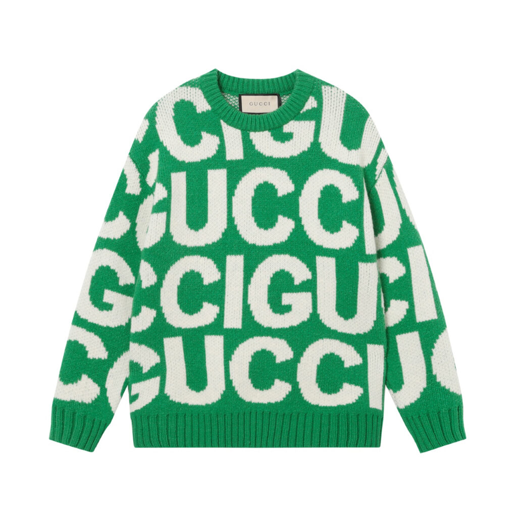 グッチ「Gucci」秋冬新作ジャージーニット ゆったりおしゃれラウンドネックセーター 単品でもインナーとしても必須アイテム