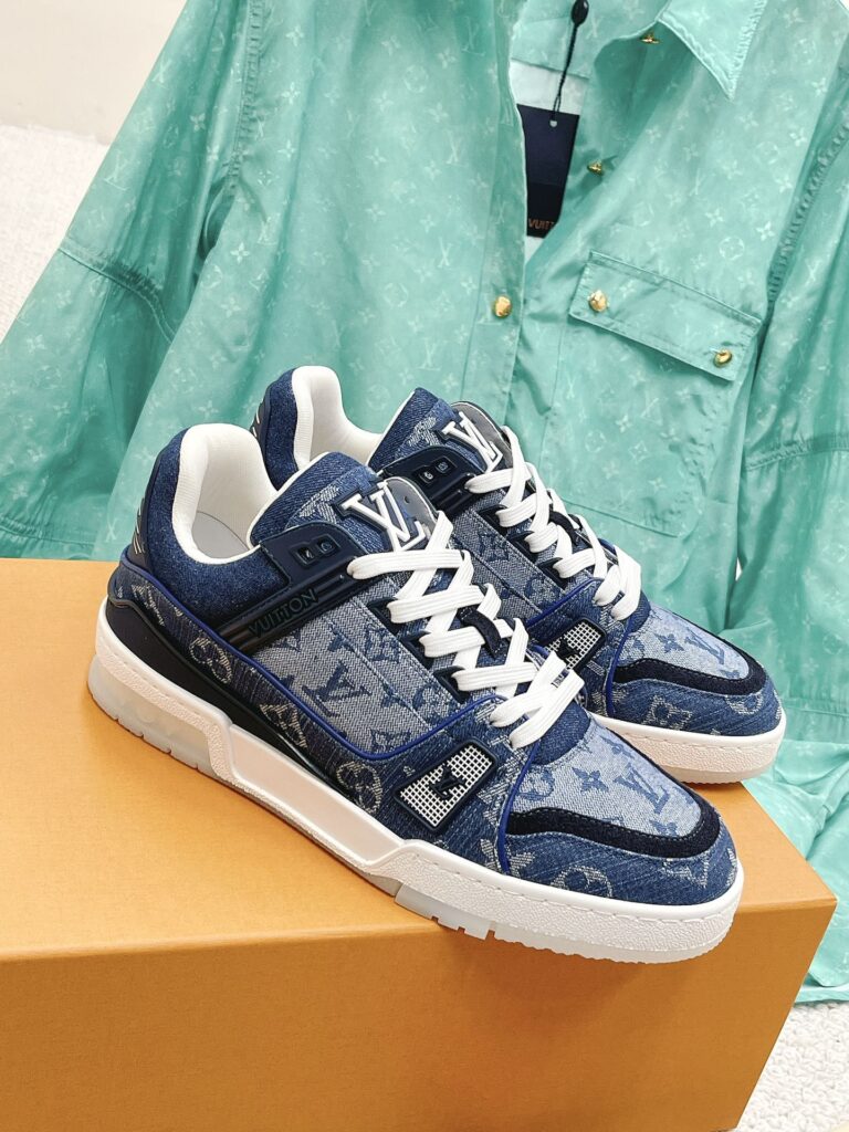 ルイ・ヴィトン「LV Trainer」クラシックシリーズ ファッショントレンドカジュアルスニーカー