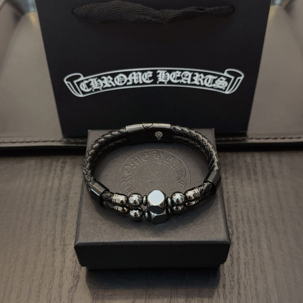 クロムハーツ「Chrome Hearts」ブレスレット - ヴィンテージ&ロックテイスト ペア用
