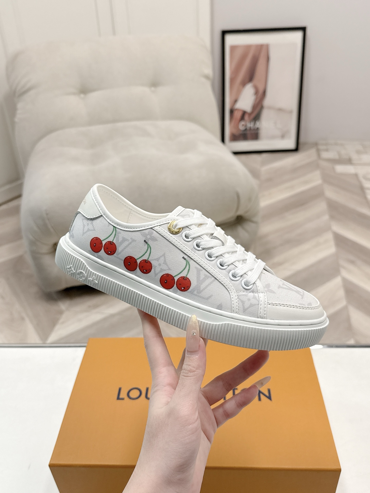 ルイ・ヴィトン LV Lagoon レディース ローカット スニーカー