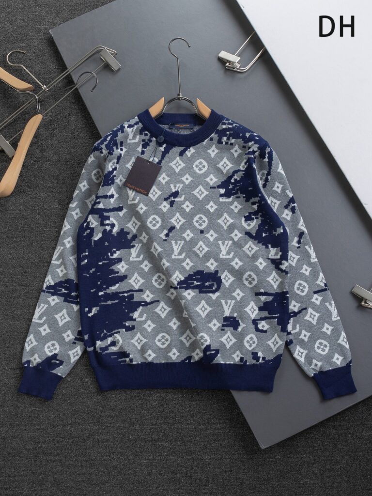 ルイ・ヴィトン「Louis Vuitton」秋冬新作ニットクルーネックセーター