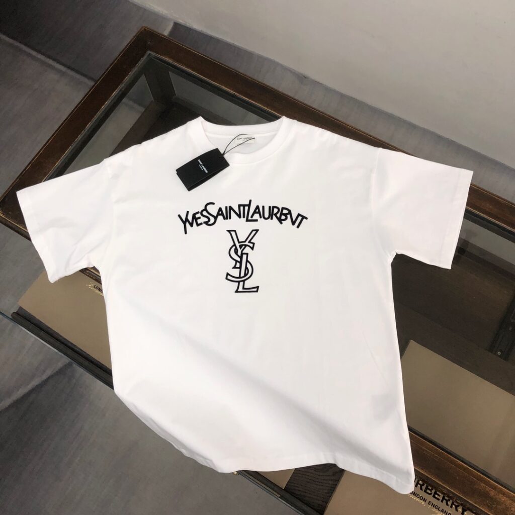 サンローラン Saint Laurent サマーコレクション クルーネックTシャツ