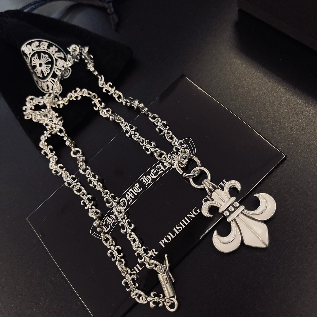 クロムハーツ「Chrome Hearts」シンプルペンダントネックレス - ユニセックス