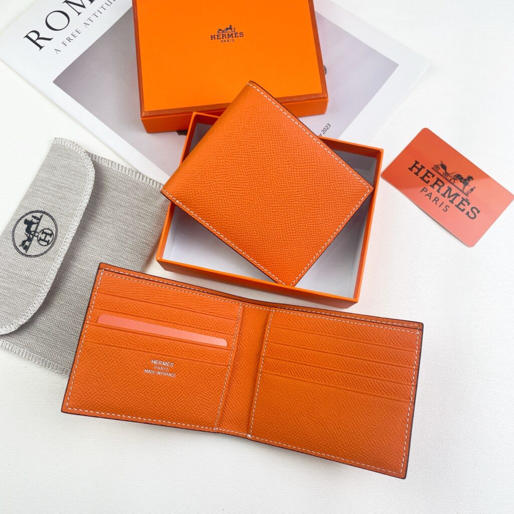 【厳選新入荷】エルメス H Sellier クラシック二つ折り短財布「ラグジュアリー普段携帯ウォレット」