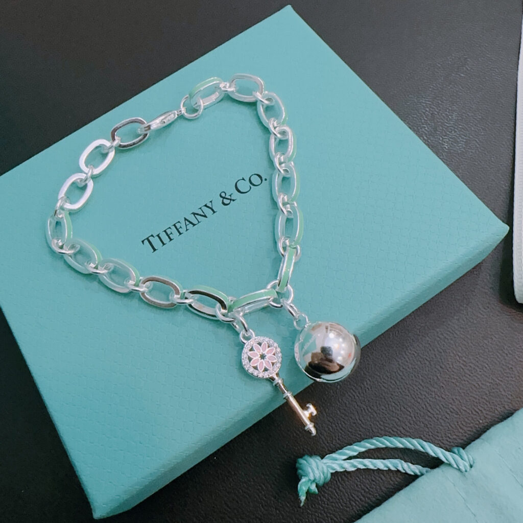 ティファニー「Tiffany & Co.」ポリッシュドシルバーリンク ブレスレット