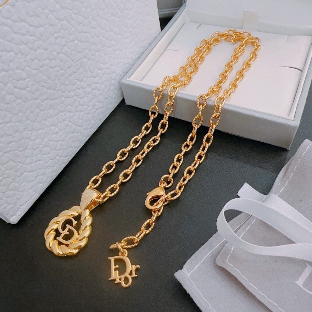 ディオール「Dior」Petit CD ダブルチェーンブレスレット60CM