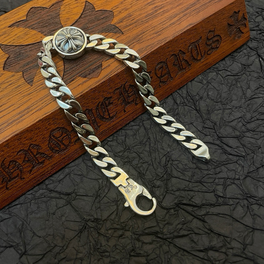 クロムハーツ「Chrome Hearts」ブレスレット - ヴィンテージ&ロックテイスト ペア用