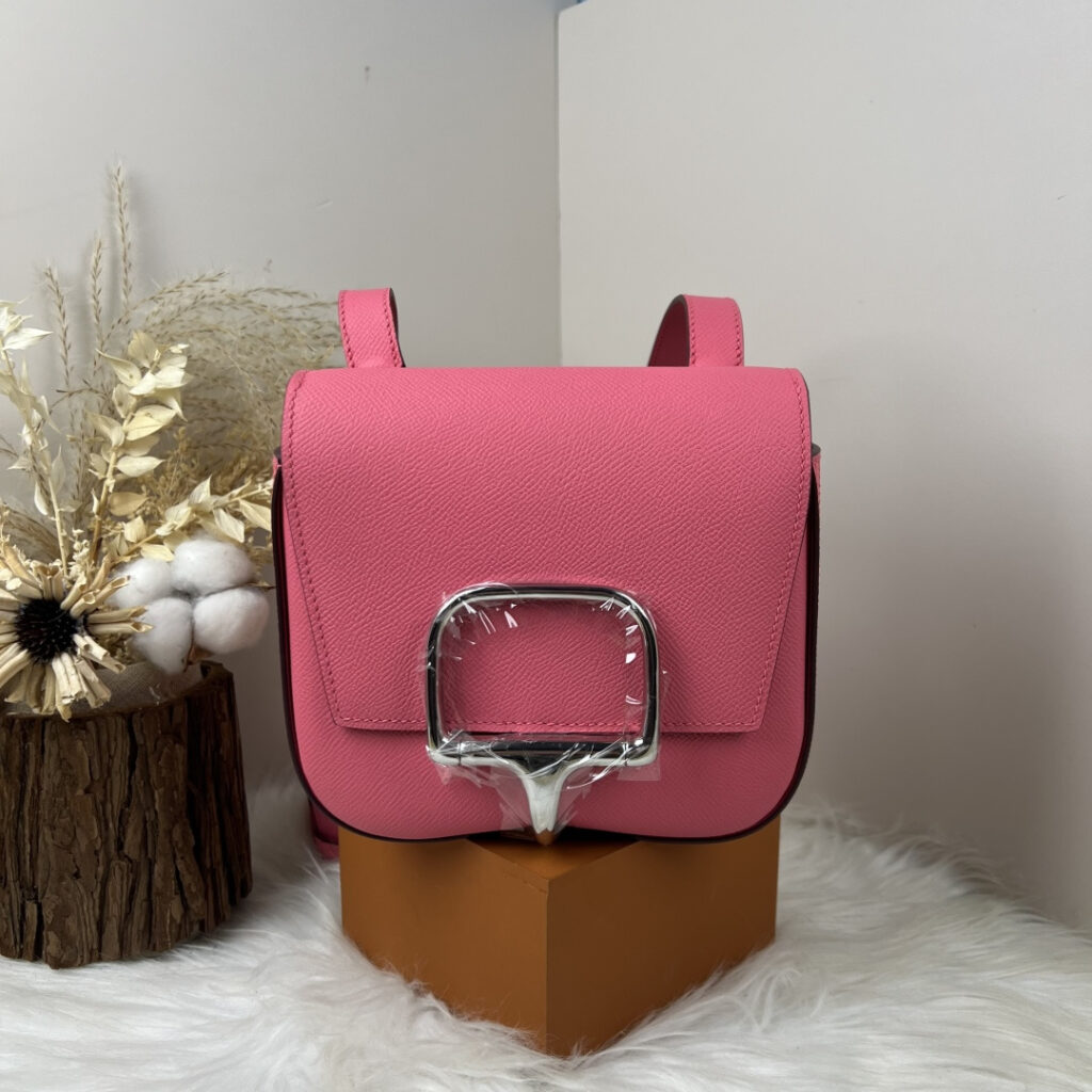 【厳選新入荷】エルメス Della Cavalleria Mini サドル金具クロスボディバッグ「乗馬モチーフ本革ショルダー」